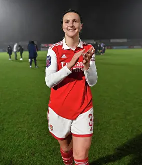 Arsenal Women Triumph Over Liverpool: Lotte Wubben-Moy Celebrates FA Women's Super League Victory