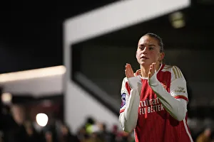 Arsenal Women Triumph Over Tottenham Hotspur in FA WSL Cup Final: Alessia Russo Celebrates Victory