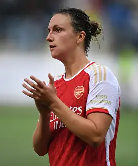 Linkoping FC V Arsenal Women 2023-24 Prints: Arsenal Women Triumph in UEFA Champions League Debut Against Linkoping FC