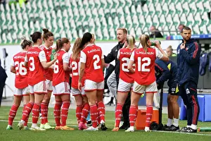 Vfl Wolfsburg V Arsenal Women 2022-23 Prints: Arsenal Women in UEFA Champions League Semi-Final Clash with VfL Wolfsburg: Jonas Eidevall's Command