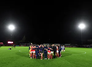 Arsenal Women V Brighton And Hove Albion Women 2022-23 Prints: Arsenal Women Unite: A Show of Solidarity After FA WSL Clash Against Brighton & Hove Albion