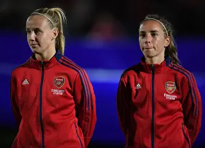 Arsenal Women V Hoffenheim 2021-22 Prints: Arsenal Women vs. 1899 Hoffenheim: Clash in the UEFA Women's Champions League