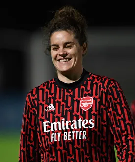 Arsenal Women vs. Tottenham Hotspur Women: FA Womens Continental League Cup Match at Empty Meadow Park (2020-21)