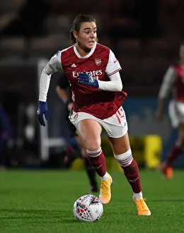 Arsenal Women vs. Tottenham Hotspur Women: FA Womens Continental League Cup Match at Empty Meadow Park Amidst Coronavirus Restrictions