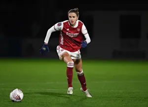 Arsenal Women vs. Tottenham Hotspur Women: FA Womens Continental League Cup Match at Empty Meadow Park Amidst Coronavirus Restrictions