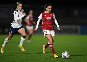 Arsenal Women V Tottenham Hotspur Women - Conti Cup 2020-21 Prints: Arsenal Women vs. Tottenham Hotspur Women: Empty Meadow Park - FA Womens Continental League Cup Match (2020-21)