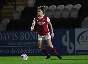 Arsenal Women vs. Tottenham Hotspur Women: FA Womens Continental League Cup Match in Empty Meadow Park Amidst Coronavirus Restrictions
