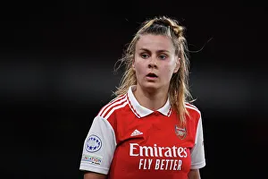 Arsenal Women V Bayern Munich Frauen 2022-23 Prints: Arsenal Women vs. Bayern Munich: A UEFA Women's Champions League Quarter-Final Showdown at Emirates Stadium