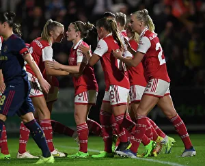 Arsenal Women V Ajax Women 2022-23 Prints: Arsenal Women vs AFC Ajax: Kim Little Scores in UEFA Women's Champions League Second Qualifying Round First Leg