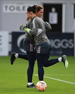 Arsenal Women vs Ajax Women: Pre-Match Warm-Up, UEFA Women's Champions League Second Qualifying Round First Leg