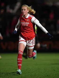 Arsenal Women V Aston Villa Women - Conti Cup 2023 Prints: Arsenal Women vs Aston Villa: Conti Cup Showdown at Meadow Park
