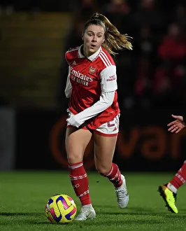 Arsenal Women V Aston Villa Women - Conti Cup 2023 Prints: Arsenal Women vs Aston Villa: FA WSL Cup Clash at Meadow Park