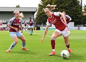 Arsenal Women V Aston Villa Women 2020-21 Prints: Arsenal Women vs. Aston Villa Women: 2021 FA WSL Match at Empty Meadow Park