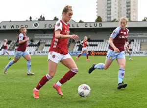 Arsenal Women V Aston Villa Women 2020-21 Prints: Arsenal Women vs. Aston Villa Women: 2021 FA WSL Match at Empty Meadow Park