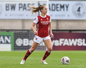 Arsenal Women V Aston Villa Women 2020-21 Prints: Arsenal Women vs. Aston Villa Women: 2021 FA WSL Match at Empty Meadow Park