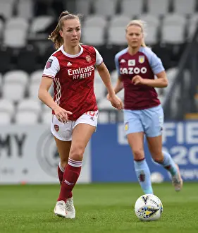 Arsenal Women V Aston Villa Women 2020-21 Prints: Arsenal Women vs. Aston Villa Women: 2021 FA WSL Match at Empty Meadow Park