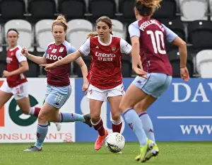Arsenal Women V Aston Villa Women 2020-21 Prints: Arsenal Women vs. Aston Villa Women: 2021 FA WSL Match at Empty Meadow Park