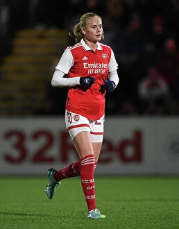 Images Dated 26th January 2023: Arsenal Women vs. Aston Villa Women: Conti Cup Clash at Meadow Park