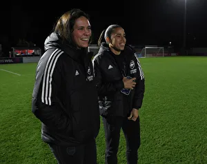 Arsenal Women V Aston Villa Women - Conti Cup 2023 Prints: Arsenal Women vs Aston Villa Women: Conti Cup Clash at Meadow Park