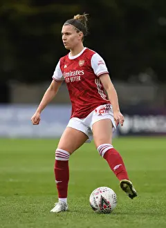 Arsenal Women V Aston Villa Women 2020-21 Prints: Arsenal Women vs. Aston Villa Women: Empty Meadow Park in the FA WSL Amidst Pandemic Restrictions