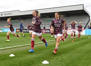 Arsenal Women V Aston Villa Women 2020-21 Prints: Arsenal Women vs Aston Villa Women: Empty Meadow Park Showdown in FA WSL Amidst Pandemic