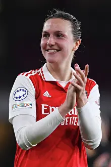 Arsenal Women V Bayern Munich Frauen 2022-23 Prints: Arsenal Women vs. Bayern Munich: Quarter-Final Battle in UEFA Champions League