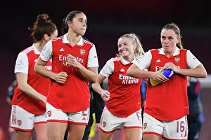 Arsenal Women V Bayern Munich Frauen 2022-23 Prints: Arsenal Women vs Bayern Munich: Tense Moment After Quarter-Final Showdown
