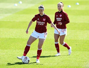 Images Dated 25th April 2021: Arsenal Women vs Brighton & Hove Albion: Empty Meadow Park (FA WSL 2021)