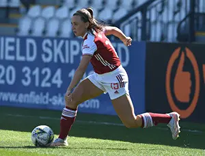 Arsenal Women V Brighton And Hove Albion 2020-21 Prints: Arsenal Women vs Brighton & Hove Albion: FA WSL Clash in Empty Stands (April 2021)