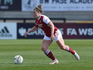 Arsenal Women V Brighton And Hove Albion 2020-21 Prints: Arsenal Women vs Brighton & Hove Albion: FA WSL Clash in Empty Stands (April 2021)