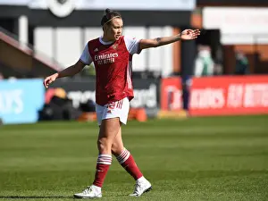 Arsenal Women vs Brighton & Hove Albion: FA WSL Match in Empty Meadow Park (April 2021)