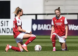 Arsenal Women vs. Brighton & Hove Albion: Taking a Knee in Empty Meadow Park - FA WSL Match