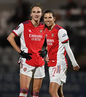 Arsenal Women vs Brighton Hove Albion Women: A Fierce Showdown - Miedema vs Heath Clash at Meadow Park (2021-22)