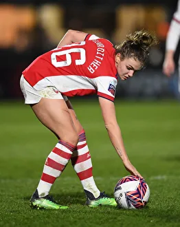 Arsenal Women V Brighton And Hove Albion Women 2021-22 Prints: Arsenal Women vs Brighton Hove Albion Women: FA WSL Clash at Meadow Park