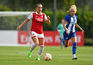 Arsenal Women V Brighton And Hove Albion Women - Pre Season 2022-23 Prints: Arsenal Women vs Brighton & Hove Albion Women: Noelle Maritz Shines in Pre-Season Friendly (2022-23)