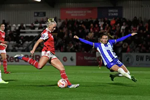Arsenal Women V Brighton And Hove Albion Women 2022-23 Prints: Arsenal Women vs Brighton & Hove Albion Women: Stina Blackstenius Scores in FA WSL Clash