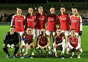 Arsenal Women V Bristol City Women - Conti Cup 2023-24 Prints: Arsenal Women vs. Bristol City Women: 2023-24 FA WSL Cup Match - Team Photo