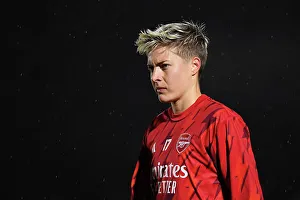 Arsenal Women vs. Bristol City Women - Conti Cup 2023-24: Lina Hurtig Warms Up