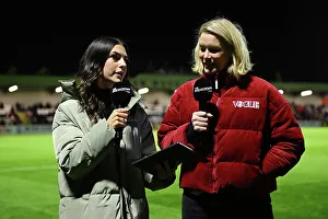 Arsenal Women V Bristol City Women - Conti Cup 2023-24 Prints: Arsenal Women vs. Bristol City Women: FA WSL Cup Showdown at Meadow Park - November 2023