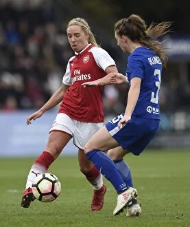 Arsenal Women v Chelsea Ladies 2017-18 Collection: Arsenal Women vs Chelsea Ladies: WSL Quarterfinals Showdown (2018)