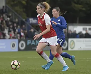 Arsenal Women V Chelsea Ladies 2017-18 Prints: Arsenal Women vs. Chelsea Ladies: WSL Quarterfinals Showdown (1/4/2018)