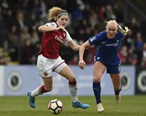 Arsenal Women V Chelsea Ladies 2017-18 Prints: Arsenal Women vs. Chelsea Ladies: WSL Quarterfinals Showdown (1/4/2018)