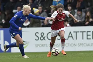 Arsenal Women V Chelsea Ladies 2017-18 Prints: Arsenal Women vs. Chelsea Ladies: WSL Quarterfinals Showdown (1/4/2018)