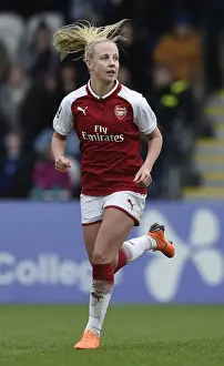 Arsenal Women V Chelsea Ladies 2017-18 Prints: Arsenal Women vs Chelsea Ladies: WSL Quarterfinals Showdown (2018) - A Battle of Football Giants