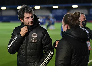 Images Dated 7th October 2020: Arsenal Women vs. Chelsea Women: Montemurro and Little's Pre-Match Conversation - Continental Cup