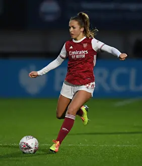 Arsenal Women vs. Chelsea Women: Barclays FA WSL Clash at Meadow Park (2020-21) - Lia Walti in Action