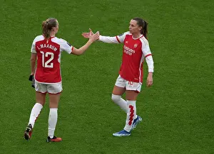 Arsenal Women V Chelsea Women 2023-24 Prints: Arsenal Women vs. Chelsea Women: Barclays Super League Clash at Emirates Stadium (2023-24)