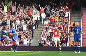 Arsenal Women V Chelsea Women 2021-22 Prints: Arsenal Women vs Chelsea Women: Beth Mead Scores the Second Goal in FA WSL Match at Emirates Stadium
