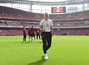 Images Dated 5th September 2021: Arsenal Women vs Chelsea Women: Katie McCabe Ready for FA WSL Clash at Emirates Stadium