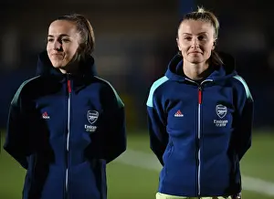 Arsenal Women vs Chelsea Women: Pre-Match Moment at the Barclays FA Womens Super League